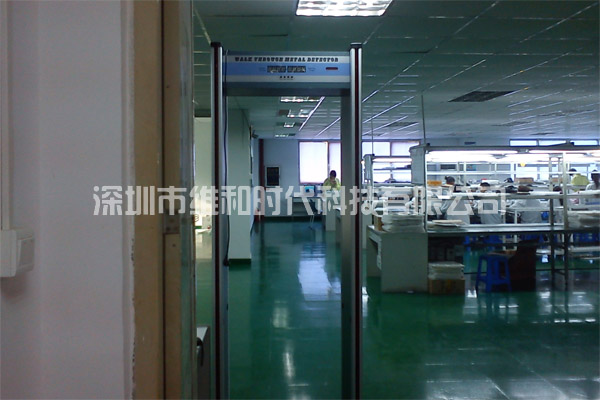 深圳愛可信科技手機(jī)廠采購4臺(tái)SD-200S金屬安檢門[圖文]