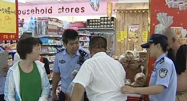 應安裝超市防盜器把關安全 如皋一慣偷被抓現行竟當場耍賴